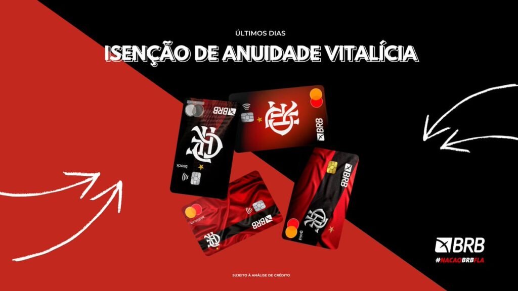 Cartão crédito flamengo “mengão” visa